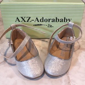 Toddler Girl Silver Shoes